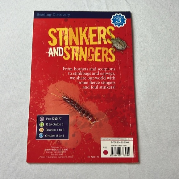 Stinkers and Stingers Insect Book - Picture 2 of 2